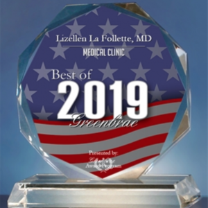 Dr. La Follette Receives 2019 Best of Greenbrae Award! Wellesley, MA